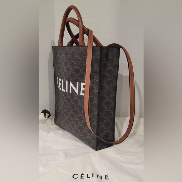 Authentic Celine Black and Brown Monogram Tote - Picture 13 of 15